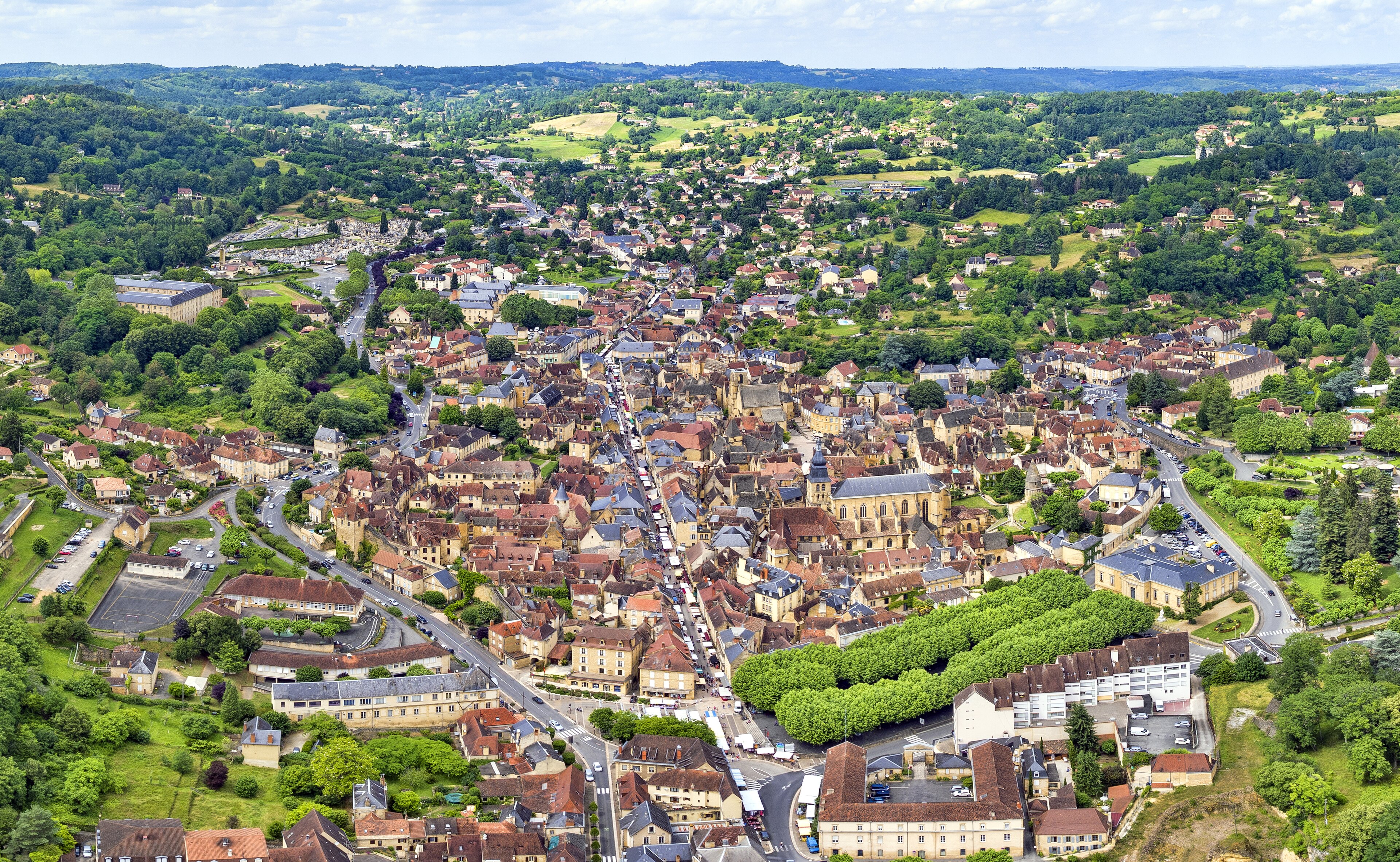 Photo aérienne de Sarlat